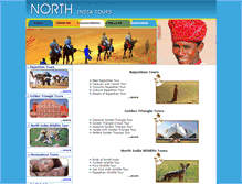 Tablet Screenshot of northindiatours.allindiaguide.com