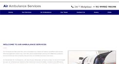 Desktop Screenshot of airambulance.allindiaguide.com